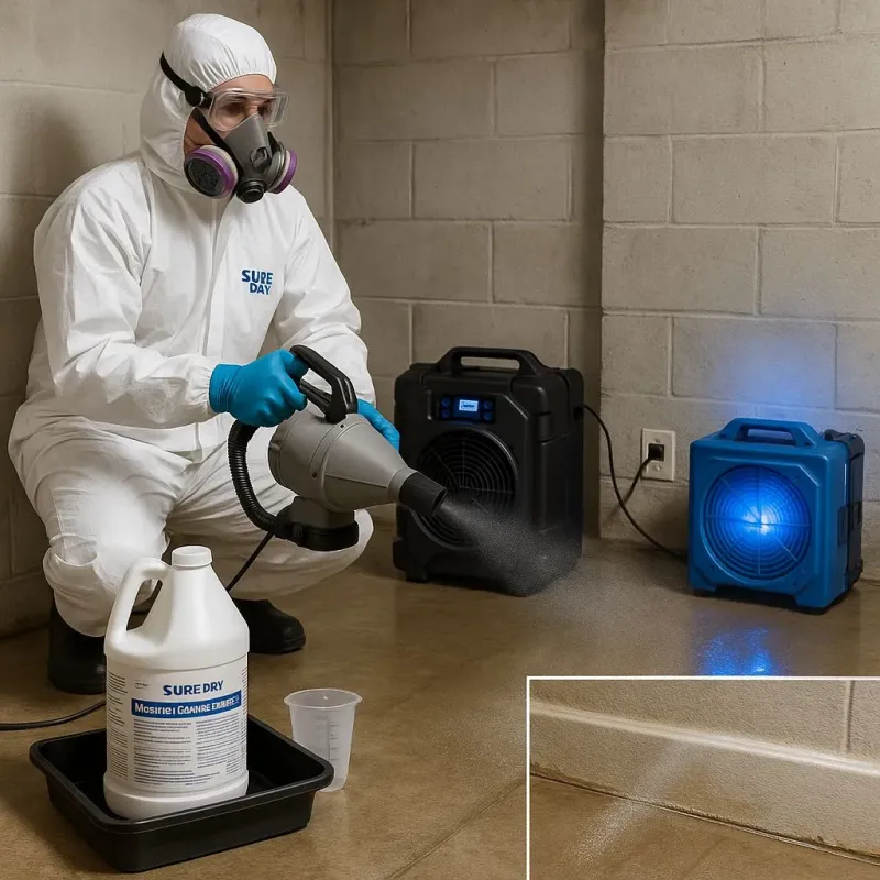 Sanitization and Odor Removal process in Alpine, CA